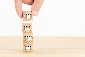 Concept de franchise commerciale