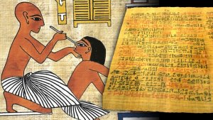papyrus égyptien sur la médecine